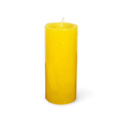 VELA cilíndrica #7 AMARILLO 6*17cm