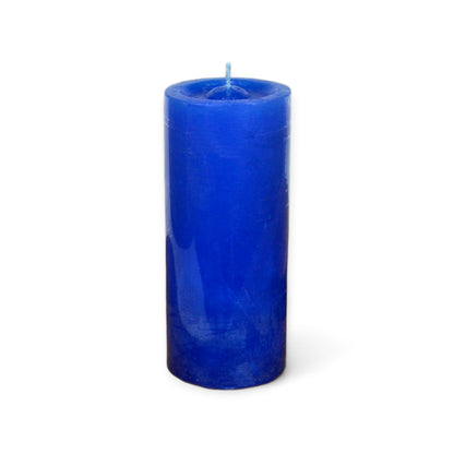 VELA cilíndrica #7 AZUL 6*17cm