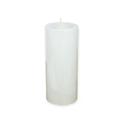 VELA cilíndrica #7 BLANCO 6*17cm