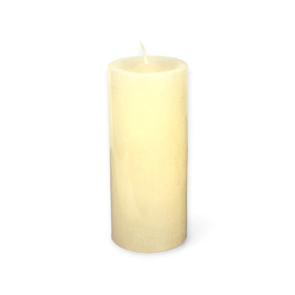 VELA cilíndrica #7 CREMA 6*17cm