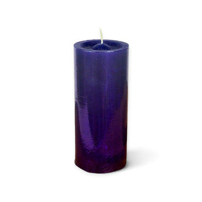 VELA cilíndrica #7 MORADO 6*17cm
