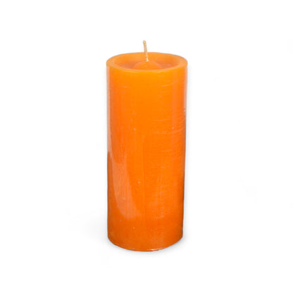 VELA cilíndrica #7 NARANJA 6*17cm
