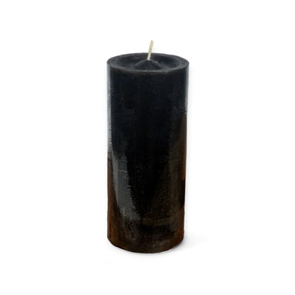 VELA cilíndrica #7 NEGRO 6*17cm