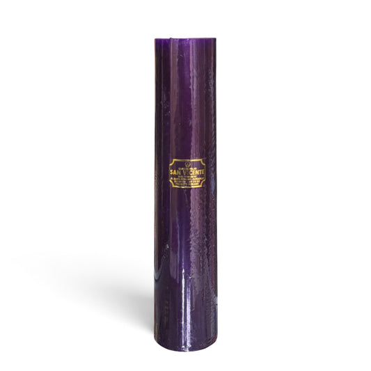 Vela alta 6*30cm morado