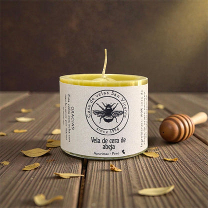 Vela de cera de abeja 6*5