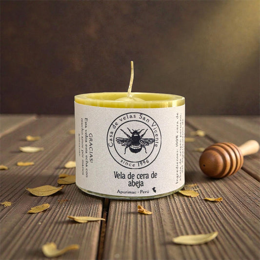 Vela de cera de abeja 6*5