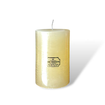 Vela cilíndrica Crema 10*17