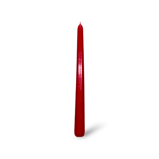 VELAS DE CANDELABRO 25cm ROJO