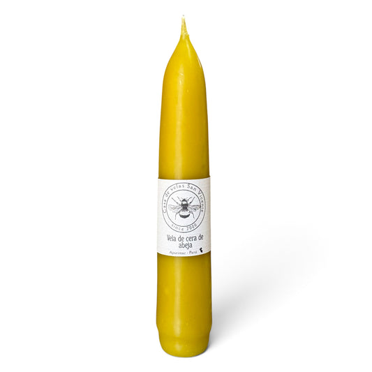 Vela larga de cera de abeja 18*3cm