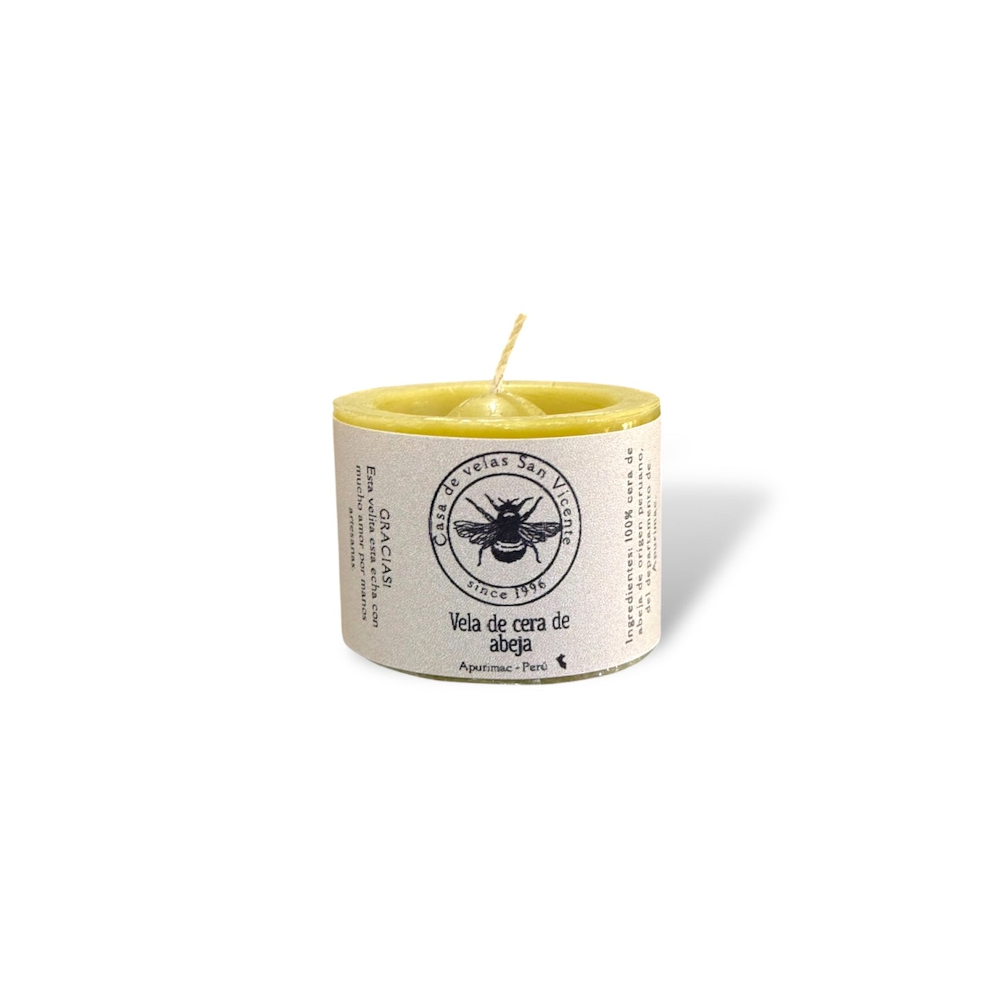 Vela de cera de abeja 5*4