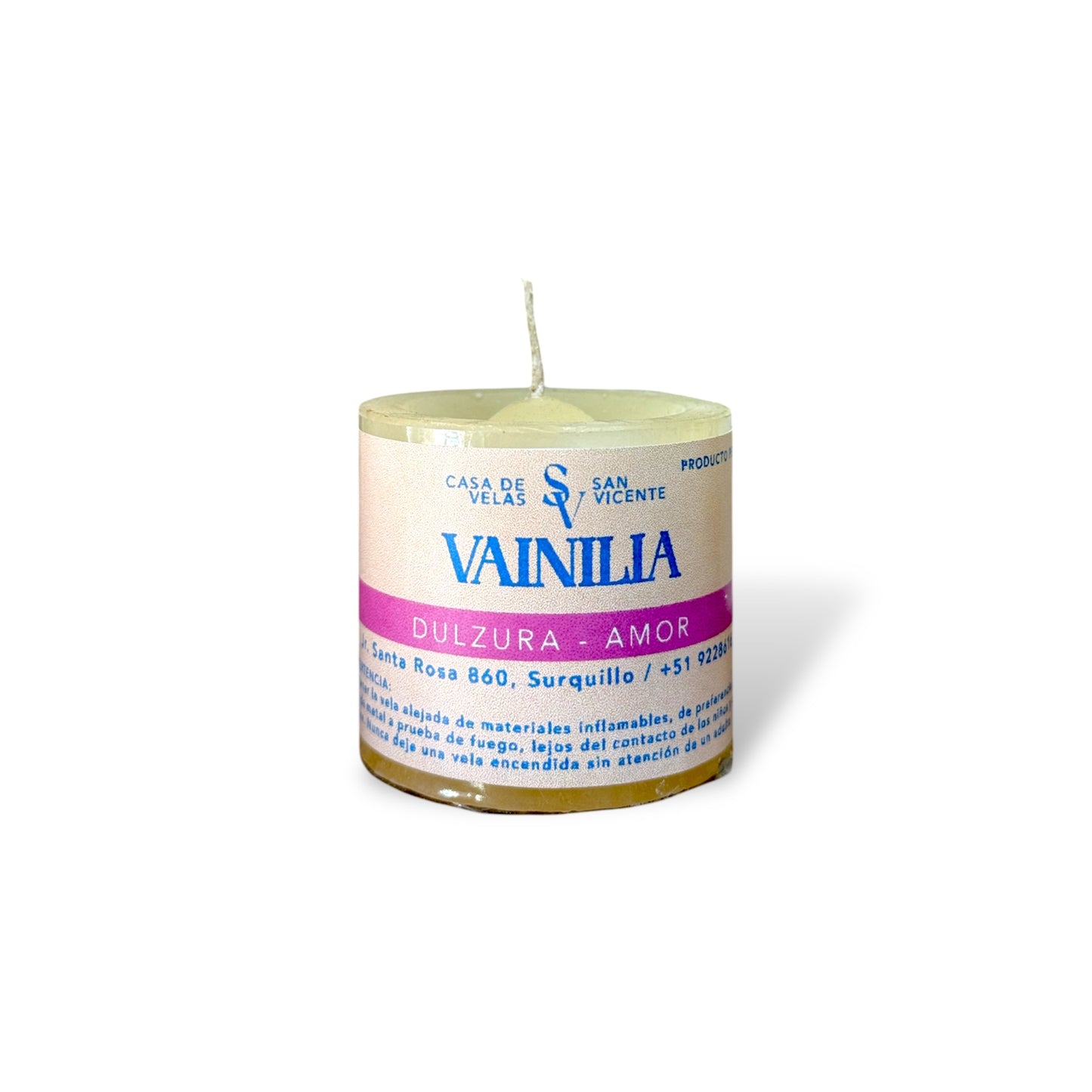 Vela #2 aroma vainilla 5*5cm