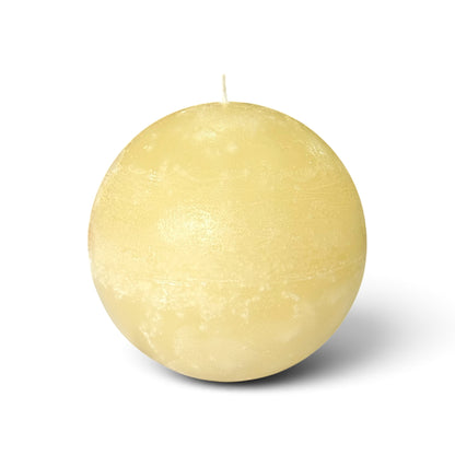 Vela redonda ivory 10cm