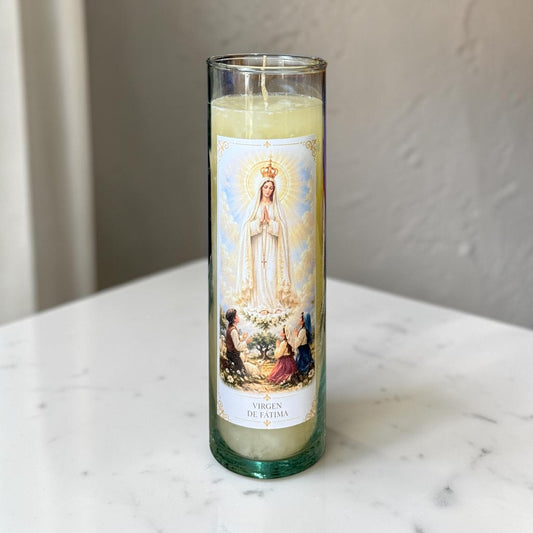 Veladora Virgen de Fátima