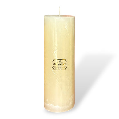 Velón cilíndrico crema #8C 8*22