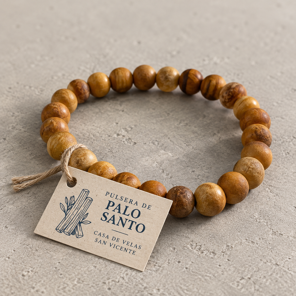 Pulsera de palo santo