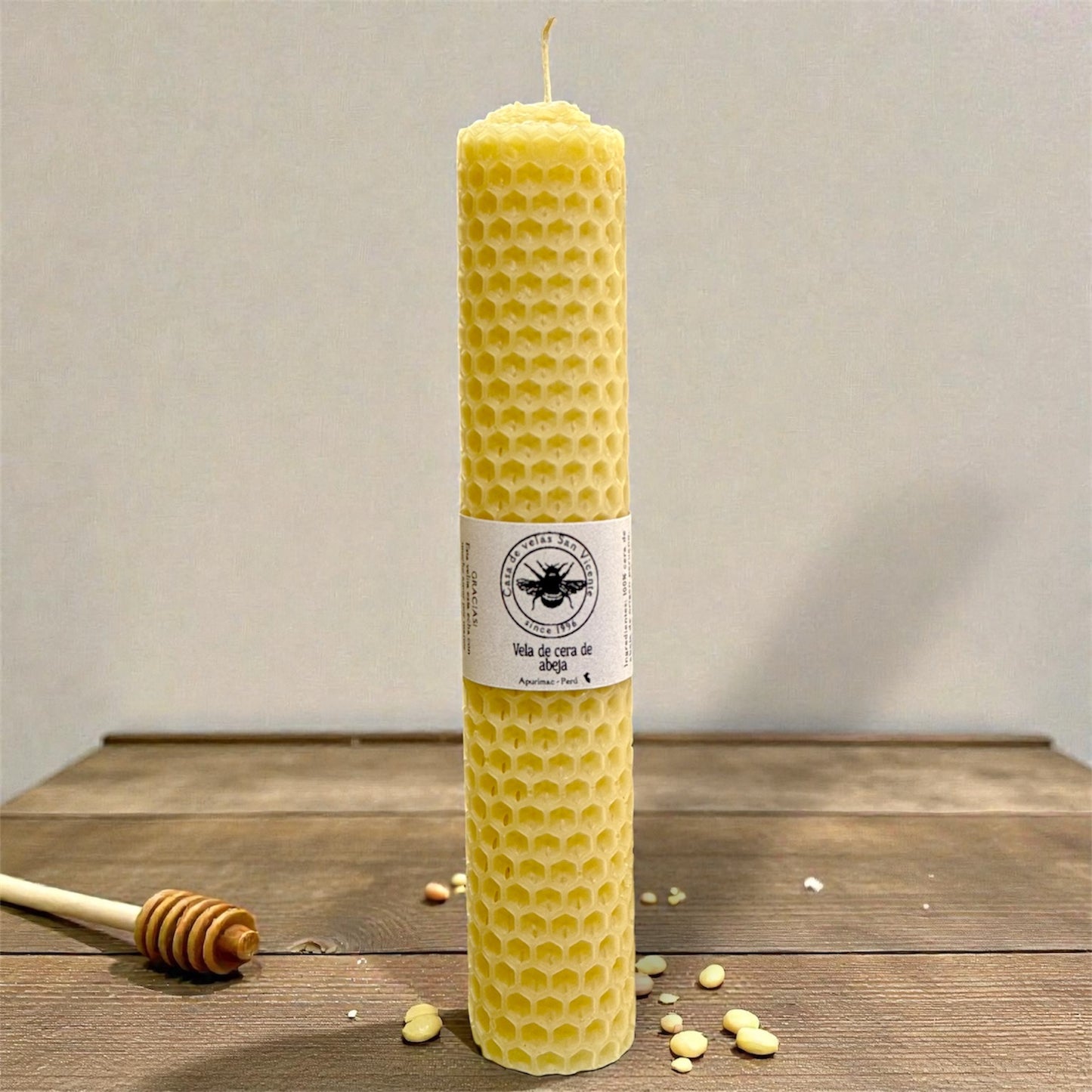 Vela de cera de abeja 20*4