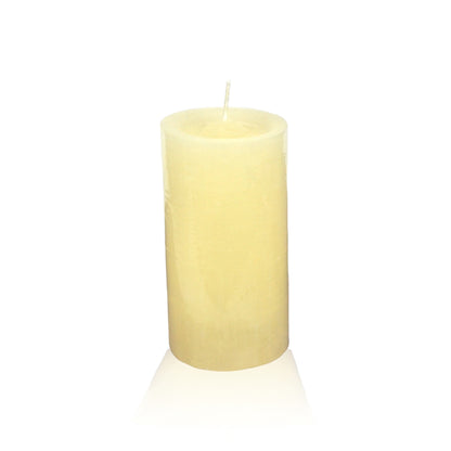 VELA cilíndrica #6 CREMA 6*13cm