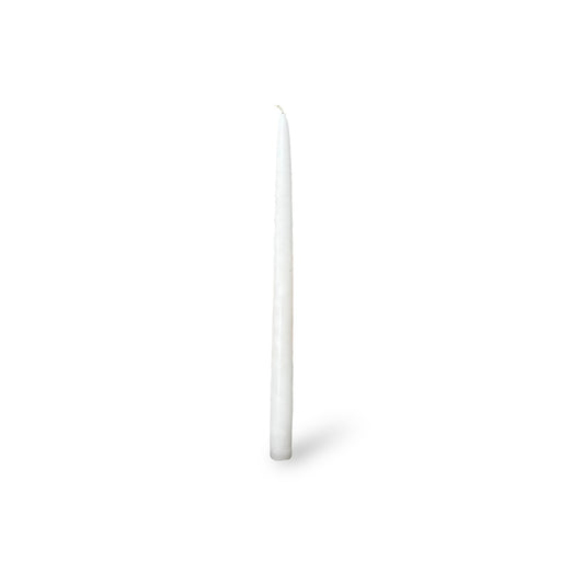 VELA ARTESANAL DE CANDELABRO 35cm BLANCO