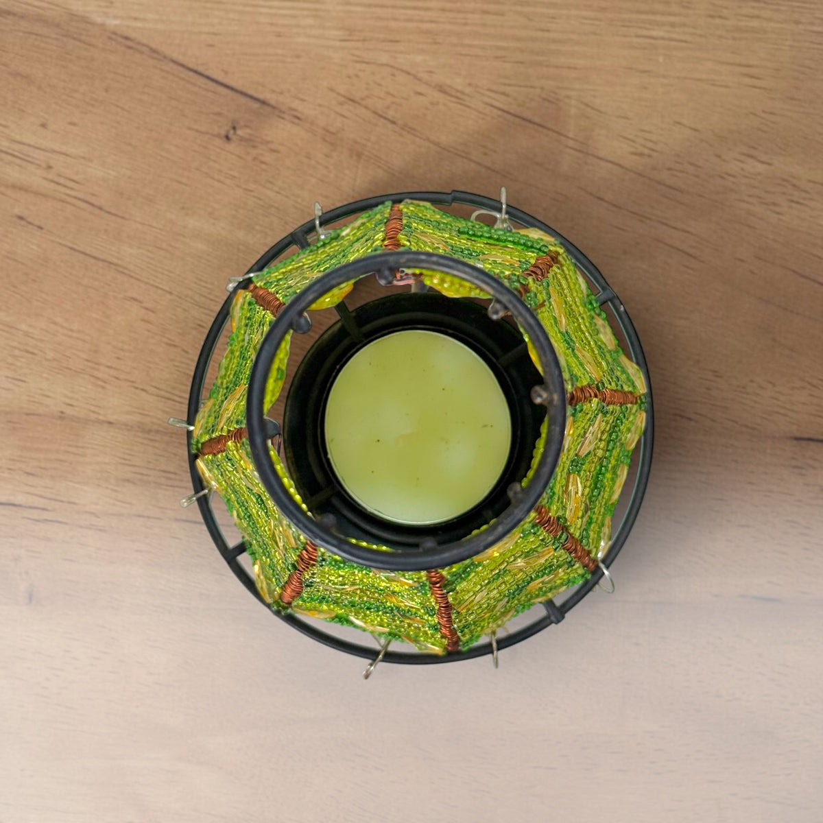 Porta vela lámpara