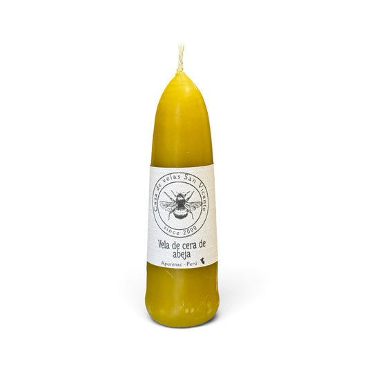 Vela larga de cera de abeja 11cm * 3cm