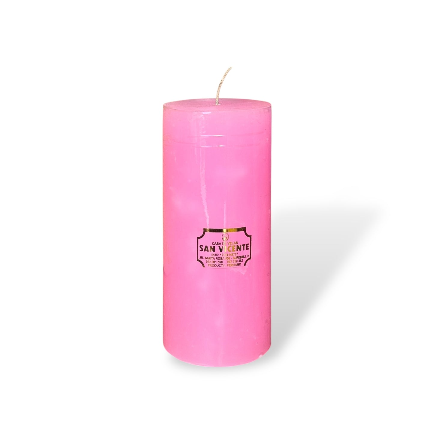 Vela rosado #8B 8*17