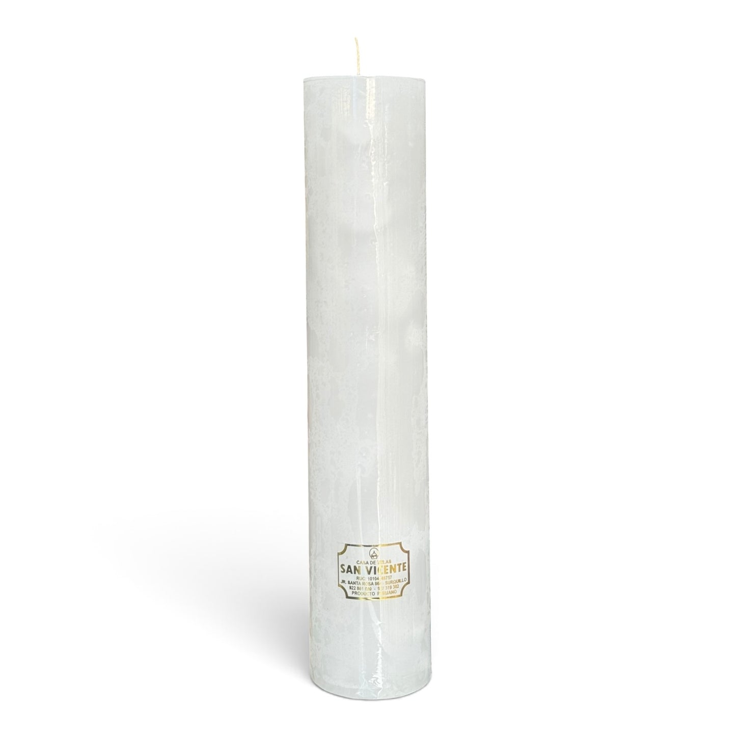 Vela alta 6*30cm blanco