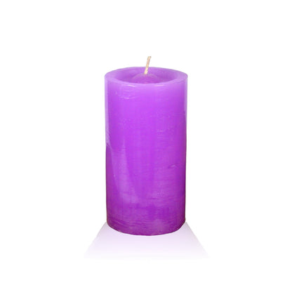 VELA cilíndrica #6 LILA 6*13cm
