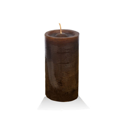 VELA cilíndrica #6 MARRON 6*13cm