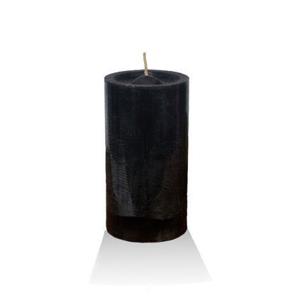 VELA cilíndrica #6 NEGRO 6*13cm