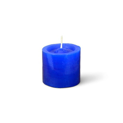 VELA cilíndrica #2 AZUL 5*5cm