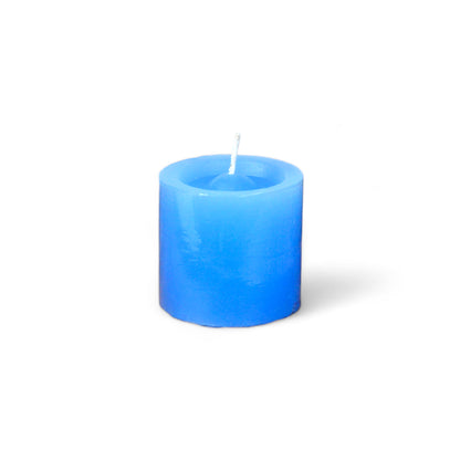 VELA cilíndrica #2 CELESTE 5*5cm