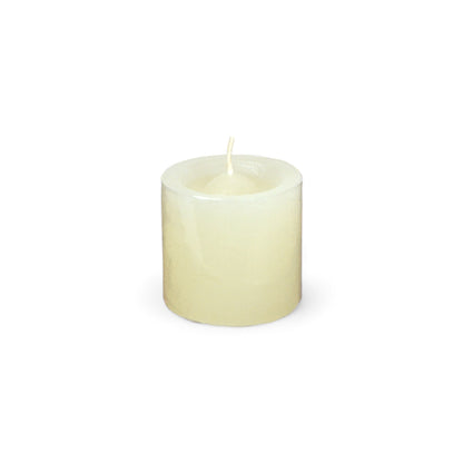 VELA cilíndrica #2 CREMA 5*5cm