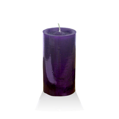 VELA cilíndrica #6 MORADO 6*13cm