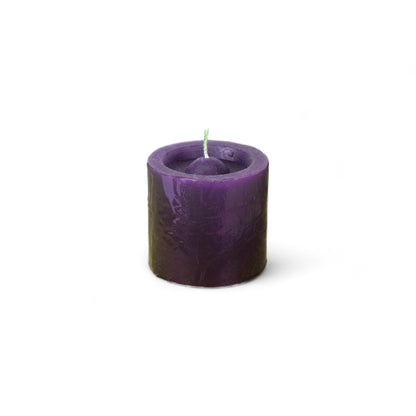 VELA cilíndrica #2 MORADO 5*5cm