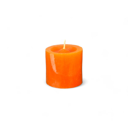 VELA cilíndrica #2 NARANJA 5*5cm
