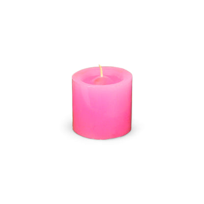 VELA cilíndrica #2 ROSADO 5*5cm